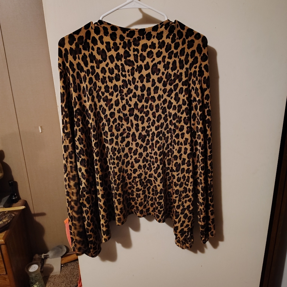Leopard print jacket